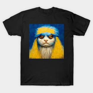 Fantasy Cat with Feathers T-Shirt